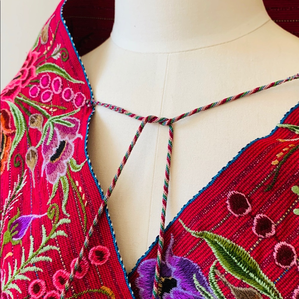 Original Mexican cap Huipil Oaxaqueño